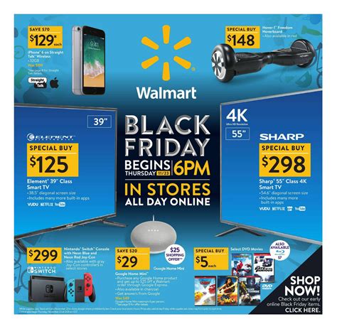 Walmart's Black Friday events and discount details