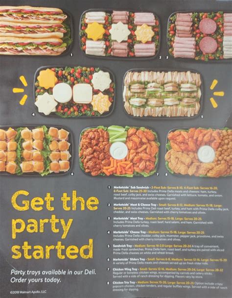 Walmart Deli Menu