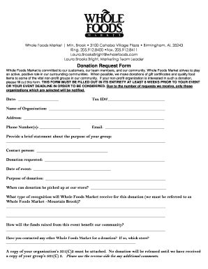Walmart Donation Request Form Fill Out and Sign Printable PDF