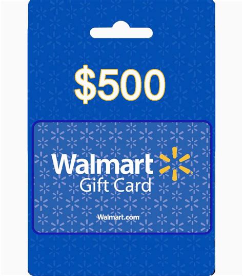 Walmart Gift Card 500