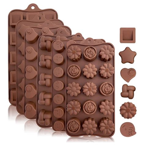 Hycsc Silicone Letter Molds - Letter Molds for Chocolate, Food Grade Cake Letter Mold, Non-Stick Silicone Alphabet Mold, Silicone Fondant Mold for