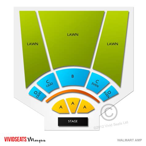 Venue Map. Venue Map for the Walmart AMP - This is the ONL