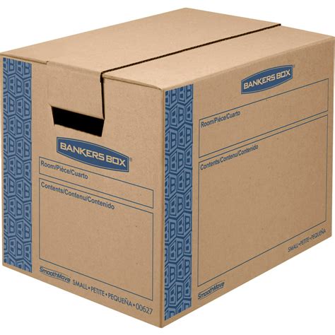 Bankers Box Smooth Move Basic Moving Box, Small, Brown Corrugated Cardboard, 15-Pack 11 4.9 out of 5 Stars. 11 reviews Available for 2-day shipping 2-day shipping