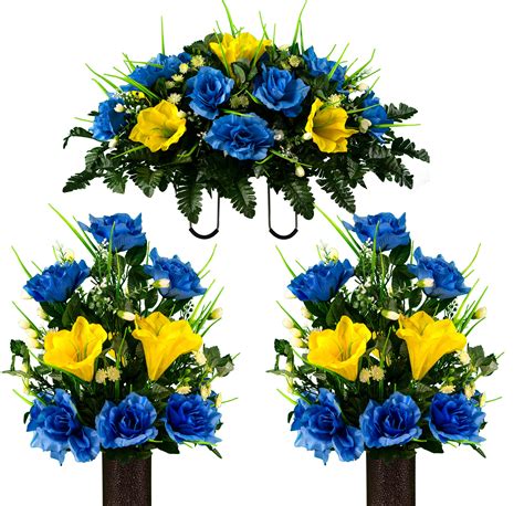 Walmart cemetery decorations. Feb 15, 2024 · Cemetery Flowers in Artificial Plants and Flowers - Multicolor. (35) Price when purchased online. Reduced price. Now $ 626. $7.92. +$3.99 shipping. koaiezne Home Greenery Decoration Flower Decor 6Pcs Daisy Indoor Outside Wildflowers Artificial Garden Silk Artificial flowers Decorative Silk Flowers for Cemetery. 