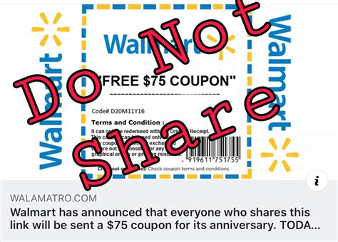 Walmart coupon story. For example, suppose you sign up for Walmart’s email list and receive a coupon for 10% off your next purchase of USD$50 or more. In that case, you can save significant money on your shopping. If ... 