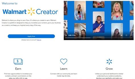 Walmart Creator provides users with performance data as 