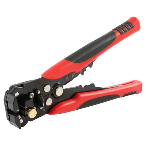 Walmart crimper. Maximum range (conductor crimps):18-8 AWG Maximum range (insulation crimps):22-10 AWG Comfortable rubber handle grips, removable for cleaning if get greasy/dirty. Double-hinge mechanism keeps the jaws parallel for a straight crimping engagement. 