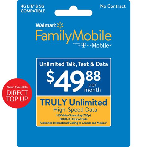 Walmart family mobile. Purchase with a service plan of $39.88 or more to get Free Shipping! Walmart Family Mobile Keep Your Own Phone SIM Kit allows you to convert your current GSM compatible phone into a prepaid phone. The kit is a 3-in-1 Sim Kit containing micro, standard, or nano sim cards. Pair it with an unlimited talk, text & data plan with non-stop nationwide ... 