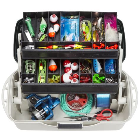Walmart fishing tackle box. The Plano Phantom tackle box is designed for use by a variety of fishermen. The Plano 3510 is perfect for ice fishing, ultralight fishing and fits in your wader pocket. The top tray and bottom area of the Plano Double Sided Organizer Tackle Box have a total of 10-20 small compartments to store a plethora of baits, hooks,etc. 