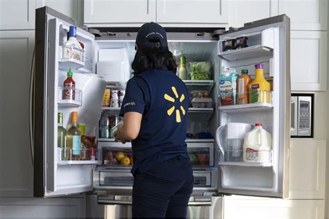 Walmart in home. Jun 7, 2019 ... Walmart is now offering to have one of its employees deliver fresh groceries and put them in your refrigerator when you're not home. 
