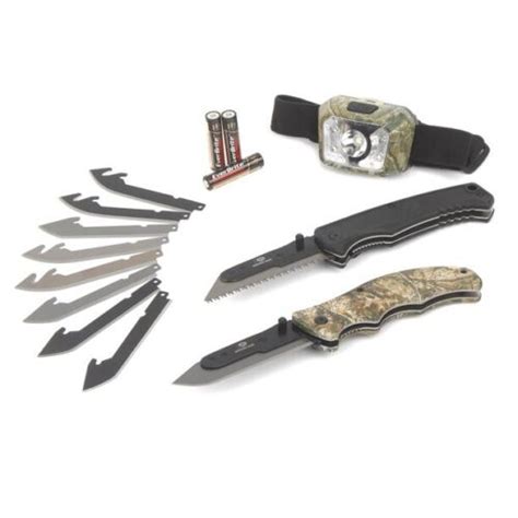 Find many great new & used options and get the best deals for Field+Dress+Kit+8pk+Replacement+Blade+Knife+Saw+Mossy+Oak+Break-up+Country+Gift at the best online prices at eBay! Free shipping for many products! ... item 2 Replaceable Blade Knives Headlamp Mossy Oak® 11PK Dress Kit 6835 Country …. 