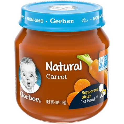 Gerber stage 2 baby food is free from artificial colors and flavors 
