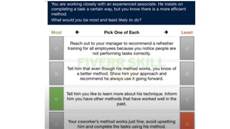 The Walmart Maintenance Assessment is designed to assess whether you have the skills required to work as a maintenance technician. It makes sense, therefore, to revise any areas which may be a little rusty to ensure that you are correctly able to answer questions. Step 4. Find Relaxation Techniques That Work.. 