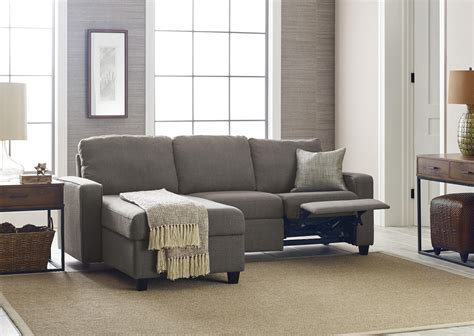 Check price on Walmart. Sectionals are a good fit for tall people and here’s another one of them. Aside from its attractive caramel corduroy fabric, it is also comfortable for its tufted backrest at 36inches. Up to the chaise end, it is 112inches in length with …. 