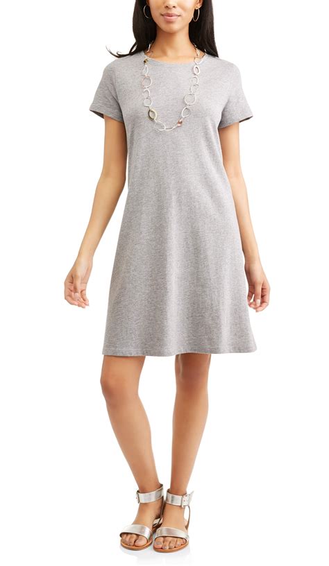 Walmart t-shirt dress. To find your size, use a flexible tape measure to measure around the area where the shirt will button, then add half an inch for comfort. We also carry a wide range of men's pants styles, from jeans, khakis and chinos to corduroys, cargo pants and dress pants, as well as activewear pants and shorts. To find your size, measure around your waist ... 