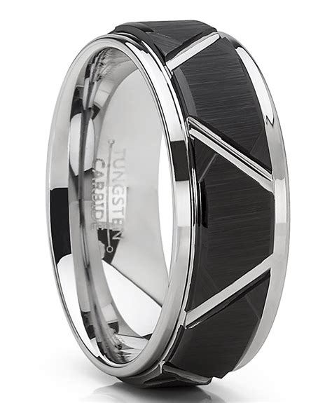 Walmart tungsten rings. 0 ct Metal Masters Men's Goldtone Tungsten Ring Wedding Band Black Carbon Fiber 8MM Size 9.5: 0 ct Metal Masters Tungsten Carbide Men's Black Brushed Grooved Wedding Band Engagement Ring, Comfort Fit 8mm SZ 8: Jewelry Setting: other Metal Masters Men's Tungsten Carbide Ring Dome Real Blue Wood Inlay Wedding Band 8MM 