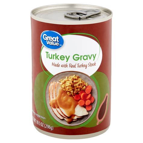 Walmart turkey gravy. Knorr Roasted Turkey Gravy Mix, 1.2 oz. Knorr Gravy Mix Roasted Turkey (1.2oz) is a traditional gravy, served perfectly over roasted turkey. Our hearty, easy-to-make gravies come in a variety of delicious flavors that add warmth to any meal. Makes 1-1/4 cups of gravy. Cooks in 7 minutes. 