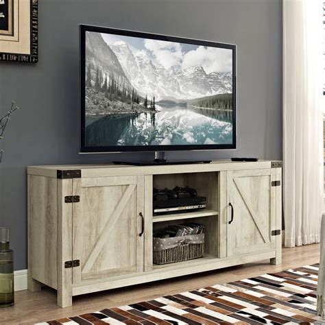 Walmart tv stands 65. Alohappy Fireplace TV Stand for 65" TVs, Farmhouse Sliding Barn Door Entertainment Center with 23" Electric Fireplace Insert, Wood Modern Media TV Console ... 
