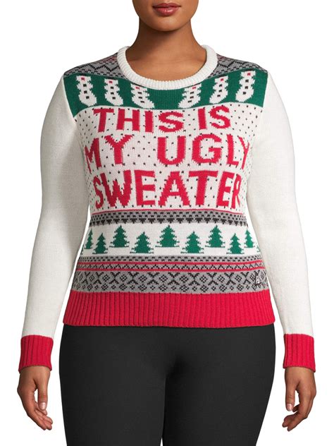 Walmart ugly sweater women. Wirziis Sweaters for women Women's Santa Raindeer Sequin Ugly Christmas Sweater, Cute Santa Holiday Sweater Funny Ugly Christmas Sweater Gifts for Women 27 3.1 out of 5 Stars. 27 reviews Shipping, arrives in 3+ days 