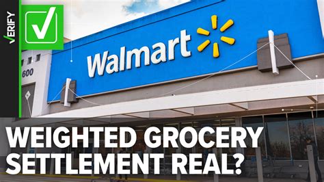 The official settlement website says customers who purchased eligible weighted groceries from Walmart between Oct. 19, 2018 and Jan. 19, 2024 qualify for the settlement, which is awaiting final .... 