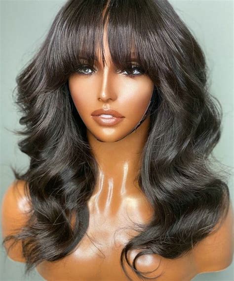 ... Wigs for Black Women Human Hair Pre Plucked Bleached Knots with Baby Hair (Glueless Deep Wave Wig Natural Black Color) at Walmart.com.. Walmart wigs human hair