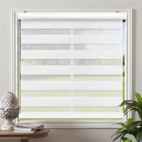 Walmart zebra blinds. Arrives by Tue, Oct 10 Buy LUCKUP Zebra Blinds for Windows, Dual Layer Roller Sheer Shades Blinds for Day and Night, Light Control Window Treatments Shades with Valance Cover, 36" W x 72" L, Marble Grey at Walmart.com 