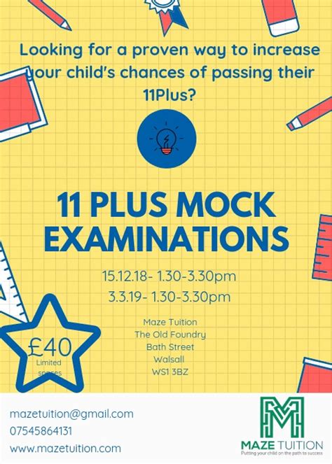 Walsall 11 Plus Mock Exams - Help Your Child Pass Their 11 Plus Exams