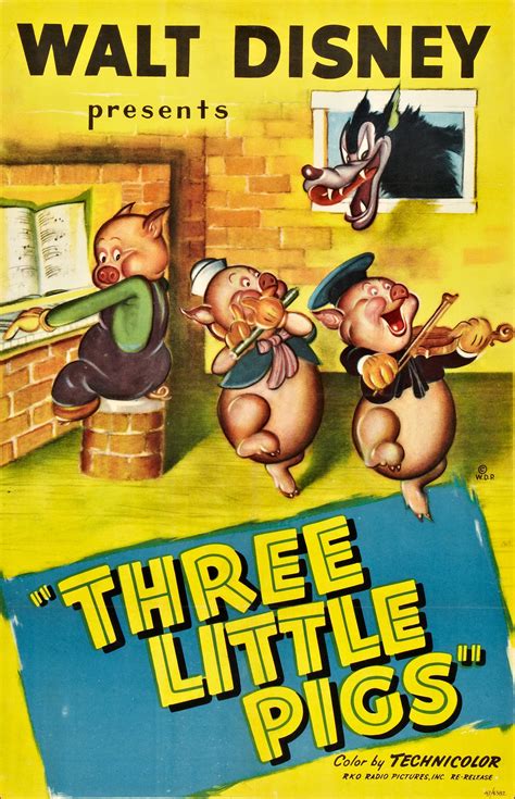 Walt Disney’s the Three Little Pigs, a True Symbol of the Great …