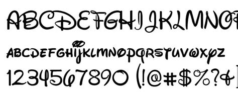 Walt Disney Script v4.1 free Font What Font Is