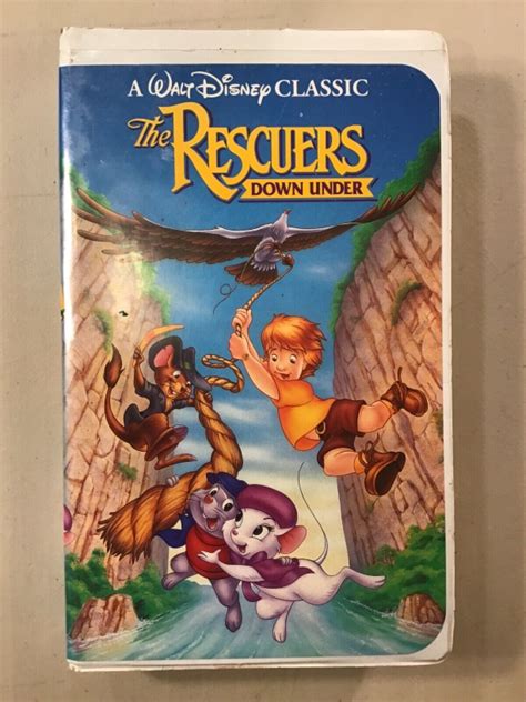 Walt Disney The Rescuers Down Under Black Diamond VHS …