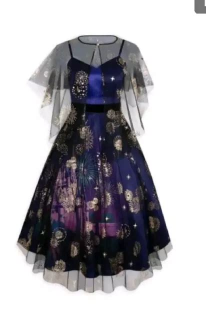 Walt Disney World Parks Cinderella Castle Fireworks Dress 50th