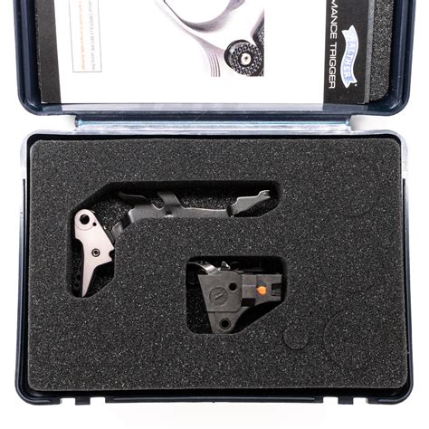Walther dynamic trigger. This kit comes with a new flat-faced trigger, trigger bar, and fire control assembly for an easy drop-in system. Reduces Trigger Pull Weight to approximately 3.8lbs. The Walther Dynamic Performance Trigger fits the following models: All PDP’s. All Q4 and Q5 Steel Frame’s. All Q4 Tac and Q5 Match M1 & M2’s. All PPQ’s in 9mm and 40cal M1 ... 