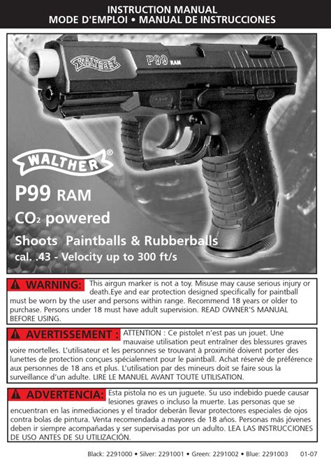 Walther p99 airsoft gun instruction manual. - John deere 545 round baler operators manual.