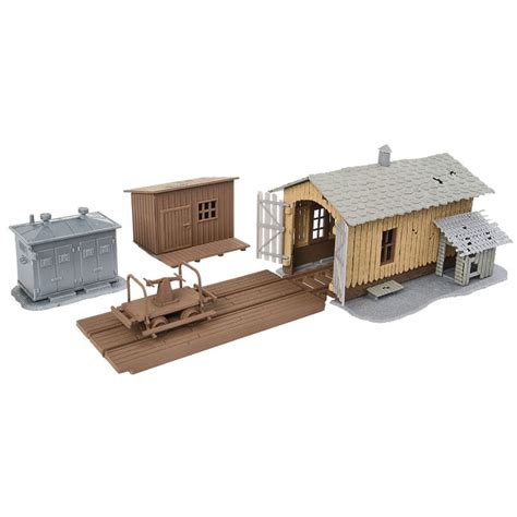 Walthers Trainline HO Scale Model Trackside Tool Buildings