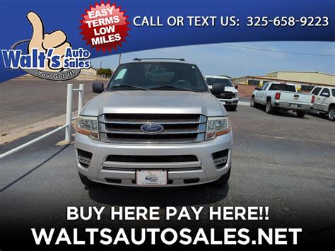 Walts auto sales in san angelo tx. 1718 N Bryant Blvd San Angelo, TX 76903 325-658-9223. To make a payment, please call: 325-659-6963. 