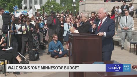Walz signs $72 billion Minnesota budget: ‘We’re leaving no one behind’