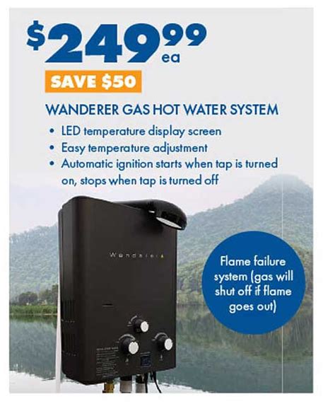 Wanderer Gas Hot Water System BCF