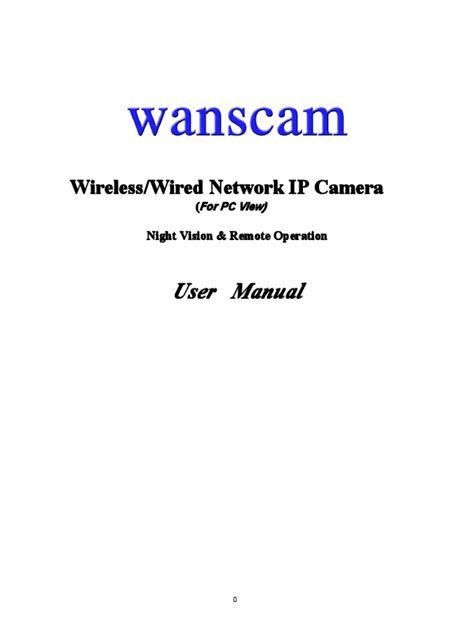 Manual Download Wanscam Mobile For Tutorial Jw0004