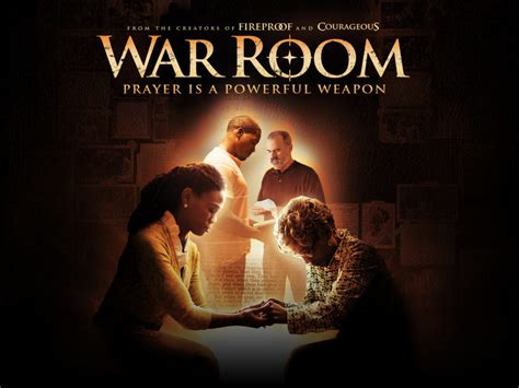 War room english movie. WAR ROOM, a compelling drama with humor and heart that explores the power that prayer can have on marriages, parenting, careers, friendships, and every other area of our lives. Tony and Elizabeth Jordan have it all – great jobs, a beautiful daughter, and their dream house. Tony and Elizabeth Jordan’s world is actually crumbling under the strain of a failing marriage. Tony must decide if he ... 