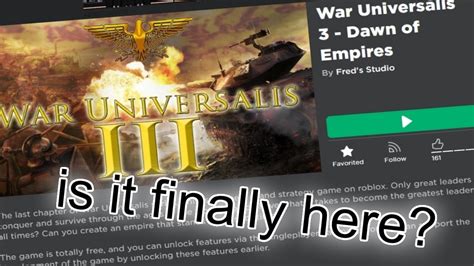 War universalis 3.  This gem from Paradox Development Studio offers a riveting World...