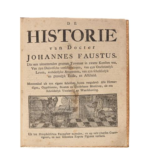 Warachtige historie van doctor johannes faustus. - Baumes excellents pour gue rir de la rage aristocratique.