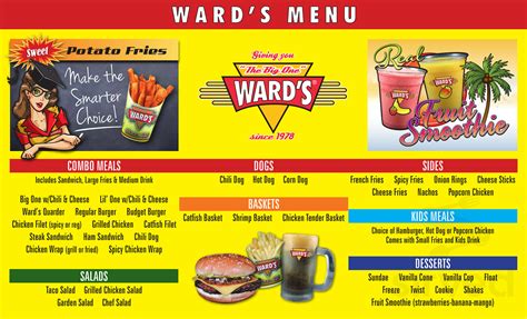 Ward S Menu With Prices