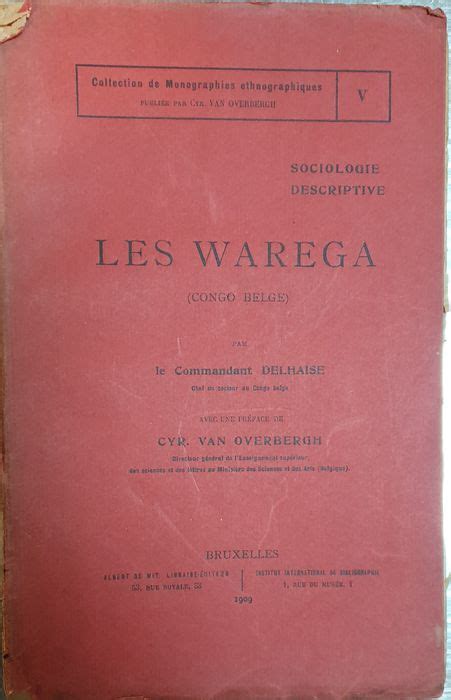 Warega (congo belge) par le commandant delhaise. - Small animal ear diseases an illustrated guide.
