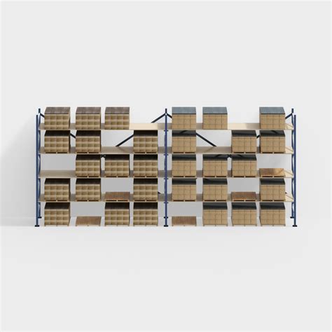 Warehouse 3d model.  Available for free download in .  Features realistic textures, loadi...