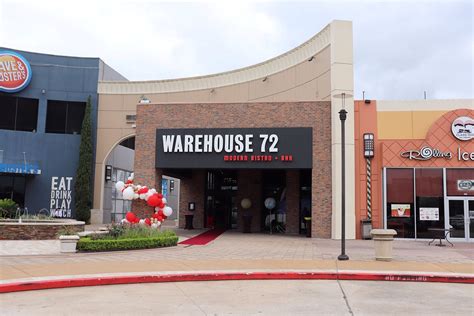 Warehouse 72. Warehouse 72. Burgers • $. • More info. 7620 Katy Fwy , Suite 305, Houston, TX 77024. Enter your address above to see fees, and delivery + pickup estimates. $ • Burgers • American • Sandwiches. Group order. Appetizers. Soups & Salads. 
