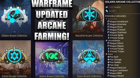 #warframe #arcaneadapters #steelessence #TennoCreate Watch in UHD!Here's everything you need to know on how to farm primary & secondary arcanes! Let me kno...