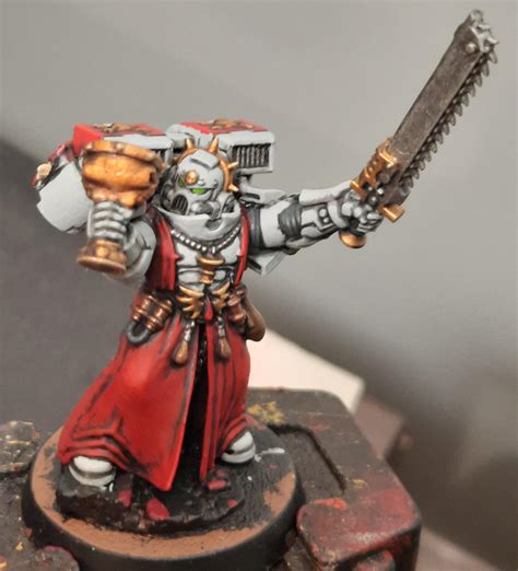 Warhammer 40K Blood Angels Sanguinary Priest conversion