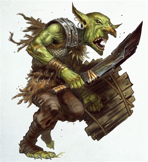 Orcs & Goblins: Goblin Warboss: Goblin: He led the Poisoned Feather tribe to war on the back .... 