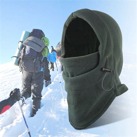 Warm Camping Hiking Hat Polar Fleece Sport Scarf Face Mask …