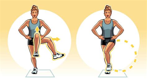Warm up before climbing stairs.  How-to: While Hip Rotations.  Perform d...